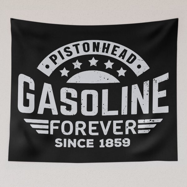 Item preview, Gasoline Forever Pistonhead Vintage - Funny Gas Quote designed and sold by pemperos.