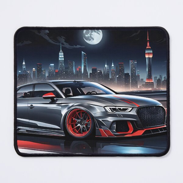 Item preview, Audi S3 on the highway with the city of Sillhouete in the background designed and sold by Salimgor Hangaround Music.