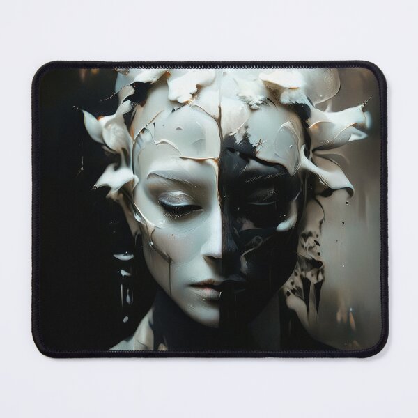 Item preview, abstract portrait depicting black magic designed and sold by optimusprime39.