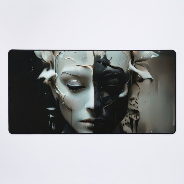 Item preview, abstract portrait depicting black magic designed and sold by optimusprime39.