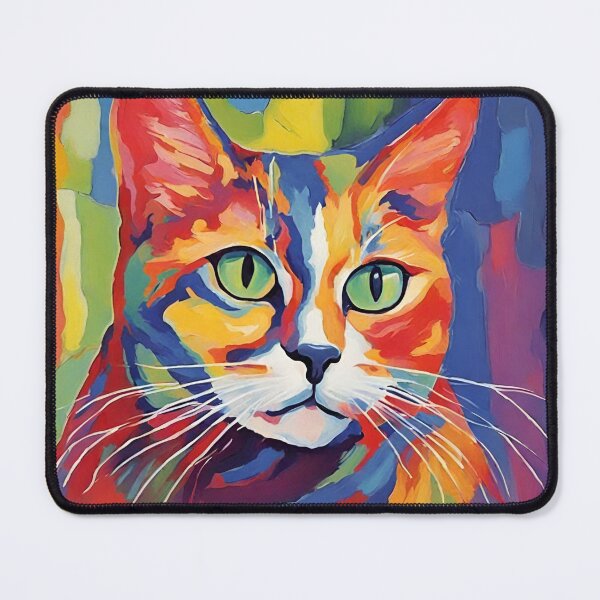 Item preview, fauvism style art cats 2024 pt3 designed and sold by cloudzer0000.
