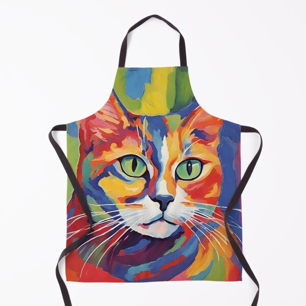 Item preview, fauvism style art cats 2024 pt3 designed and sold by cloudzer0000.