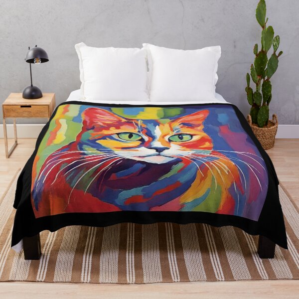 Item preview, fauvism style art cats 2024 pt3 designed and sold by cloudzer0000.