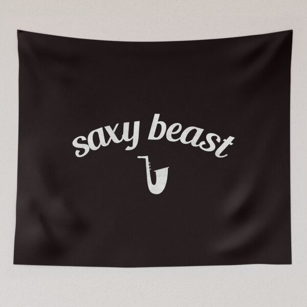 Item preview,  Funny Saxy Beast Saxophone Player Graphic designed and sold by CandaceEichmann.
