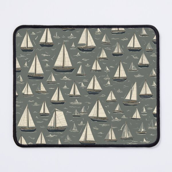 Item preview,  "Sailing Serenity" Sailboat Pattern designed and sold by Generic RedHead Designs.