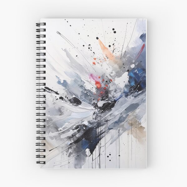 Item preview, Abstract painting with strokes of paint and putty designed and sold by evk-art.