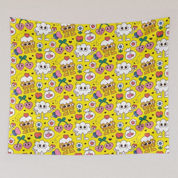 Item preview, kawaii pattern, cake, clouds designed and sold by Mauswohn.