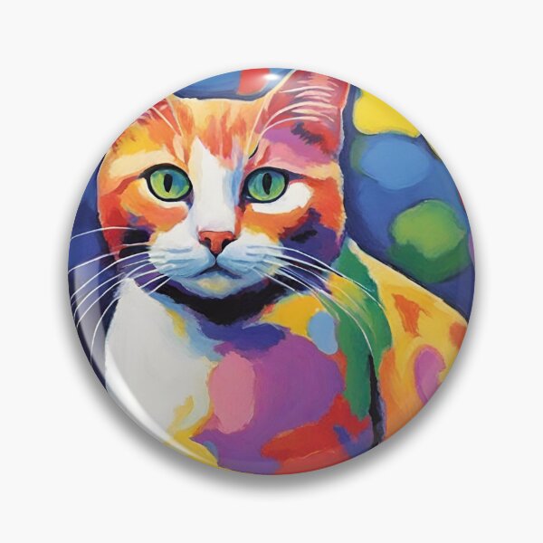Item preview, fauvism style art cats 2024 pt4 designed and sold by cloudzer0000.