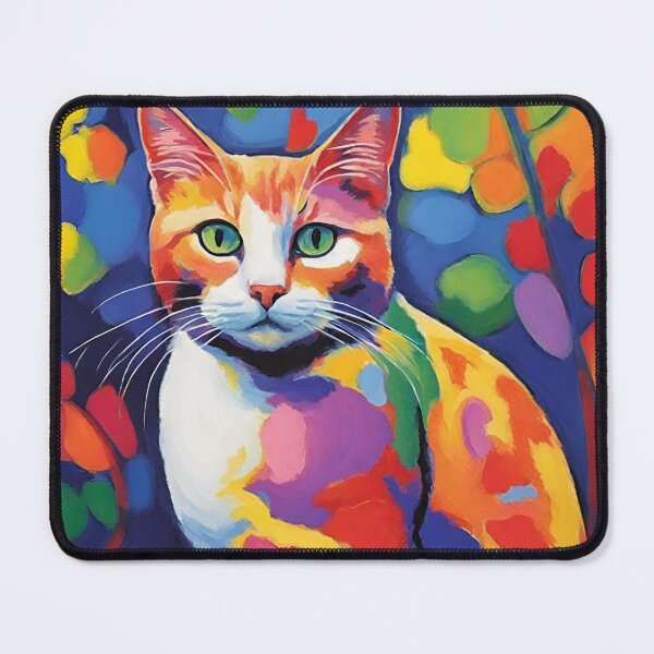 Item preview, fauvism style art cats 2024 pt4 designed and sold by cloudzer0000.