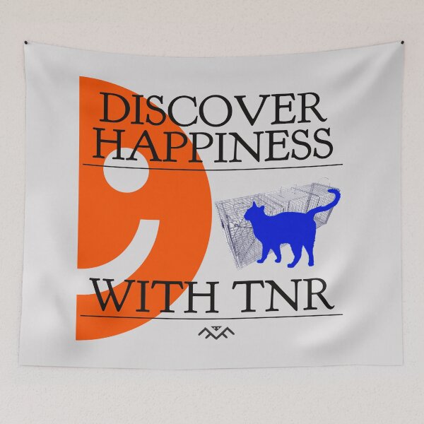 Item preview, Discover Happiness with TNR Feral Cat designed and sold by 1Felinophile.