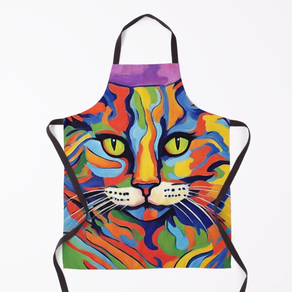 Item preview, fauvism style art cats 2024 pt5 designed and sold by cloudzer0000.