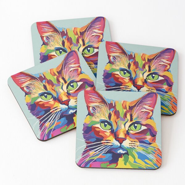 Item preview, fauvism style art cats 2024 pt6 designed and sold by cloudzer0000.