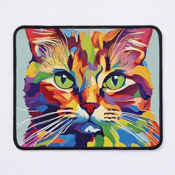 Item preview, fauvism style art cats 2024 pt6 designed and sold by cloudzer0000.