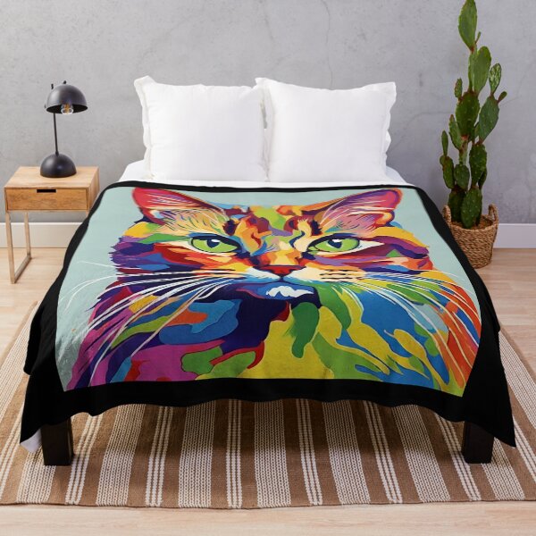 Item preview, fauvism style art cats 2024 pt6 designed and sold by cloudzer0000.