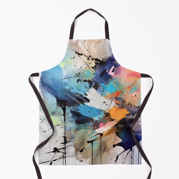 Item preview, Abstract painting with strokes of paint and putty designed and sold by evk-art.