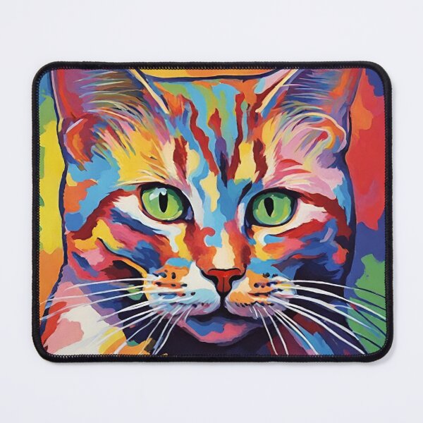 Item preview, fauvism style art cats 2024 pt7 designed and sold by cloudzer0000.