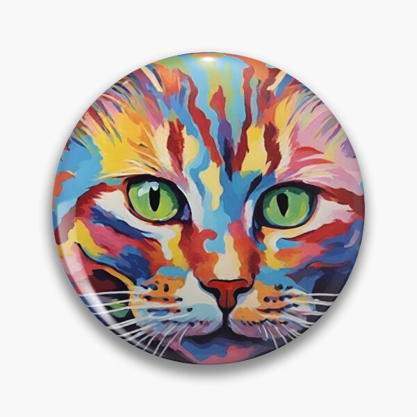 Item preview, fauvism style art cats 2024 pt7 designed and sold by cloudzer0000.