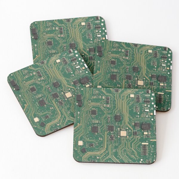 Item preview, "Tech Fusion" Circuit Board Pattern designed and sold by Generic RedHead Designs.