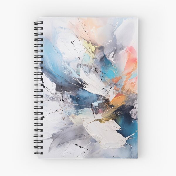 Item preview, Abstract painting with strokes of paint and putty designed and sold by evk-art.