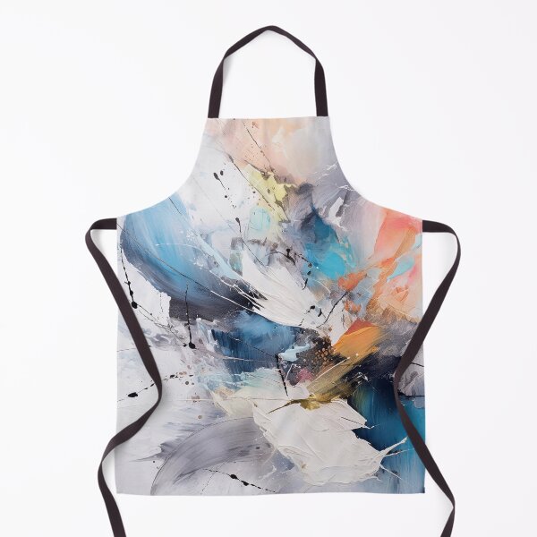 Item preview, Abstract painting with strokes of paint and putty designed and sold by evk-art.
