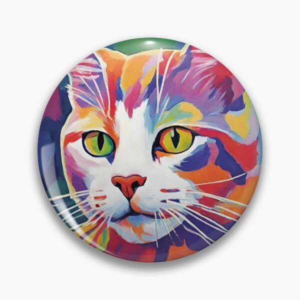 Item preview, fauvism style art cats 2024 pt8 designed and sold by cloudzer0000.