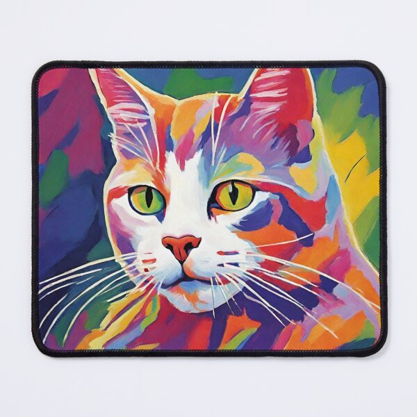 Item preview, fauvism style art cats 2024 pt8 designed and sold by cloudzer0000.