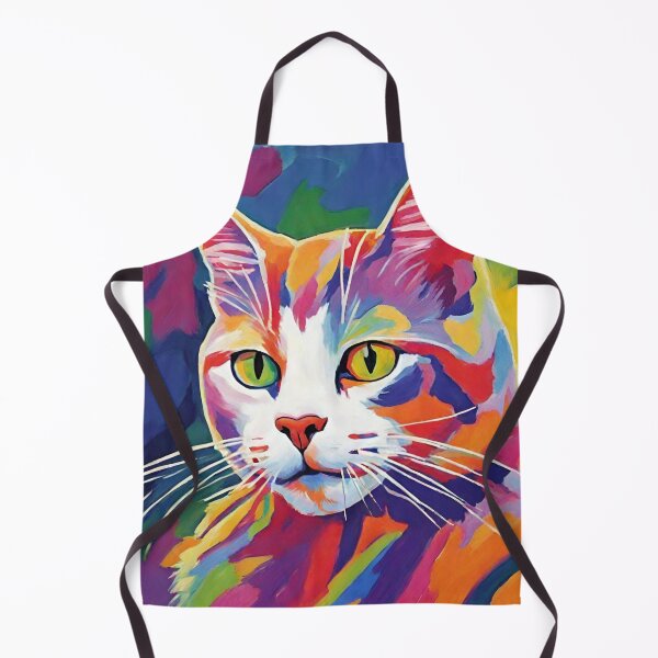 Item preview, fauvism style art cats 2024 pt8 designed and sold by cloudzer0000.