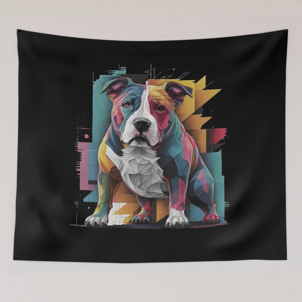 Item preview, cubism pitbull designed and sold by samah82.