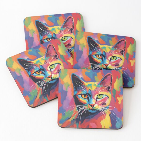 Item preview, fauvism style art cats 2024 pt9 designed and sold by cloudzer0000.