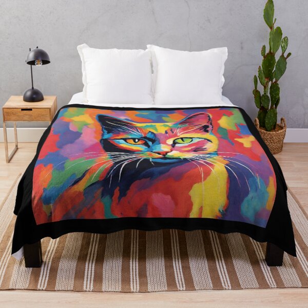 Item preview, fauvism style art cats 2024 pt9 designed and sold by cloudzer0000.