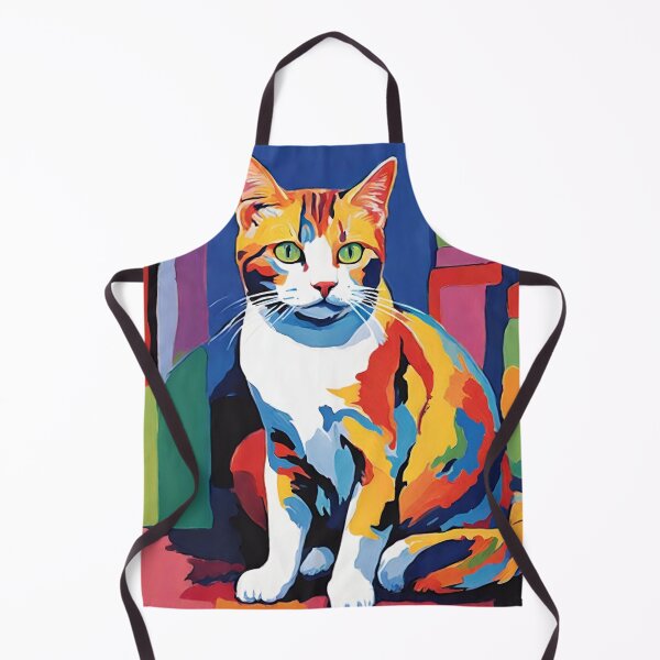 Item preview, fauvism style art cats 2024 pt10 designed and sold by cloudzer0000.