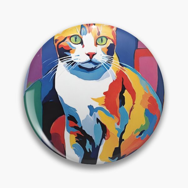Item preview, fauvism style art cats 2024 pt10 designed and sold by cloudzer0000.
