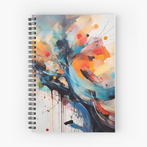 Item preview, Abstract painting with strokes of paint and putty designed and sold by evk-art.