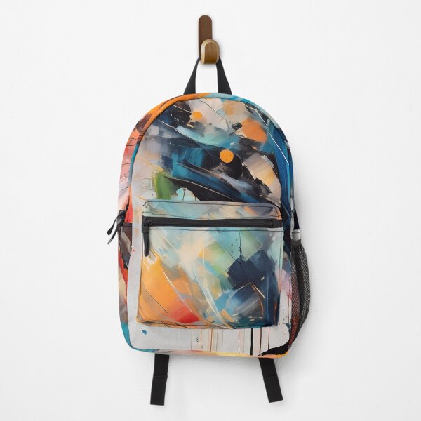 Item preview, Abstract painting with strokes of paint and putty designed and sold by evk-art.