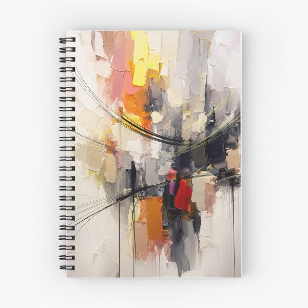 Item preview, Abstract painting with strokes of paint and putty designed and sold by evk-art.