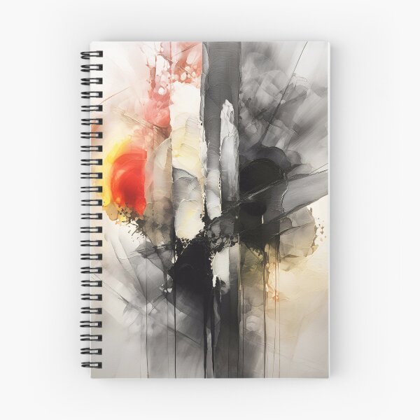 Item preview, Abstract painting with strokes of paint and putty designed and sold by evk-art.
