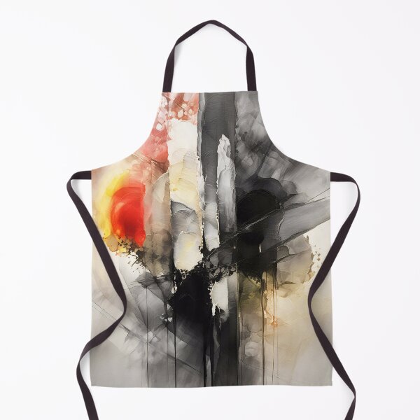 Item preview, Abstract painting with strokes of paint and putty designed and sold by evk-art.