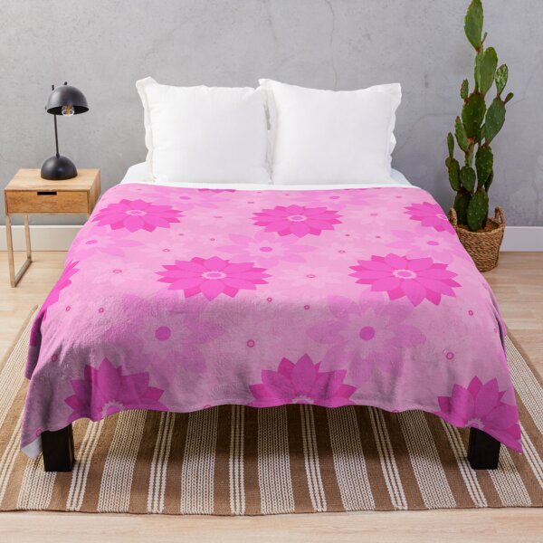 Item preview, Pink flower seamless pattern design designed and sold by SpinklyCreations.