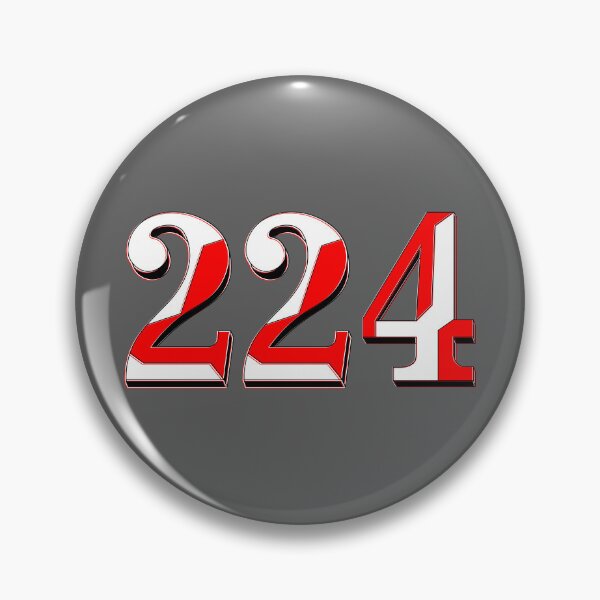 Item preview, number two hundred and twenty four digit 224 order sequence team member age designed and sold by 4rpixs.