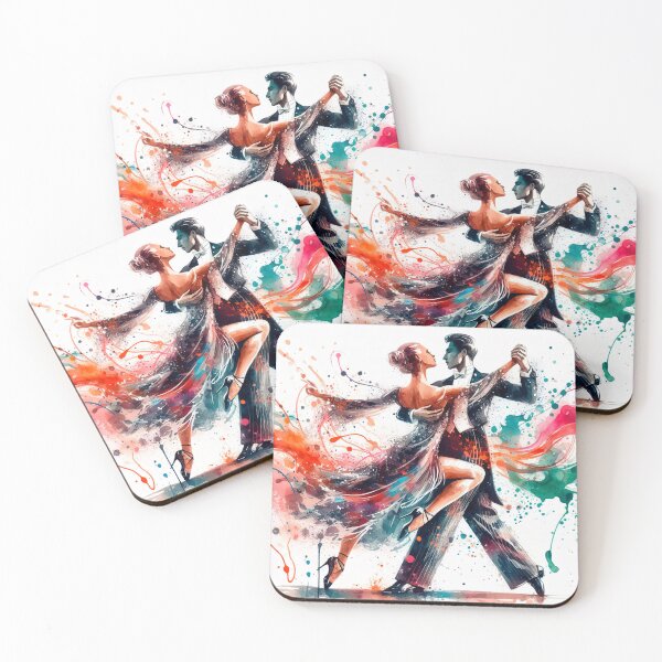 Item preview,  Dancing couple in watercolor designed and sold by paulrommer.