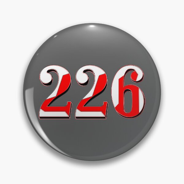 Item preview, number two hundred and twenty six digit 226 order sequence team member age designed and sold by 4rpixs.
