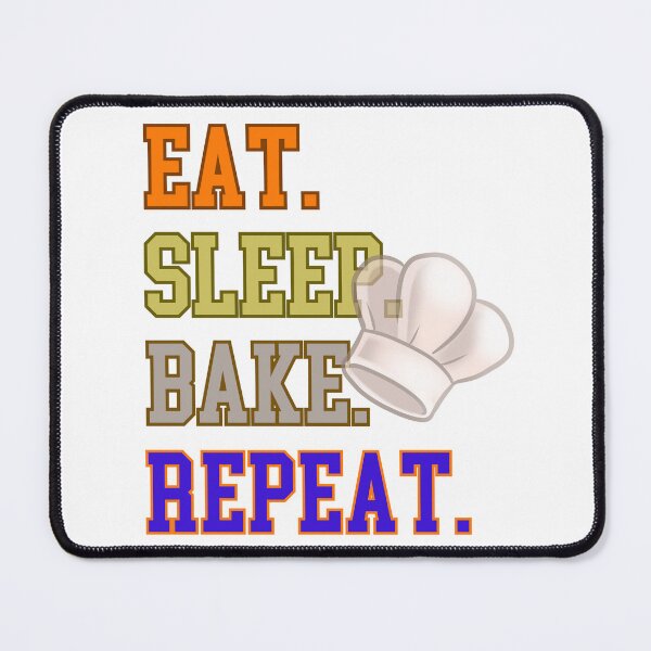 Item preview, Eat Sleep Bake Repeat T-shirt designed and sold by KreativKulture.