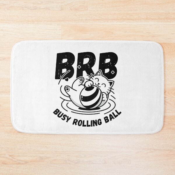 Item preview, BRB Busy Rolling Ball Cat Acronym designed and sold by Lemon-Monday.