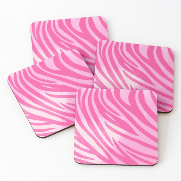 Item preview, Pink color zebra stripes background  designed and sold by SpinklyCreations.