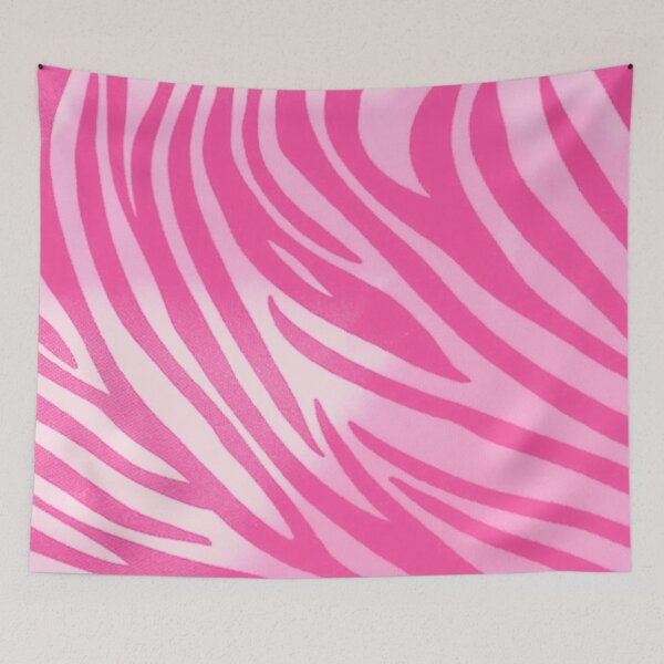 Item preview, Pink color zebra stripes background  designed and sold by SpinklyCreations.