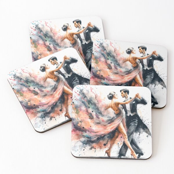 Item preview, Dancing couple in watercolor designed and sold by paulrommer.