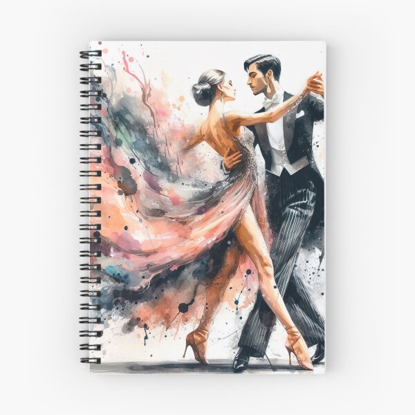 Artikelvorschau, Tanzendes Paar in Aquarell entworfen und verkauft von paulrommer.