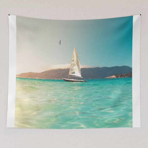 Item preview, Summer side happiness: freedom by sailing designed and sold by KAY Artists.