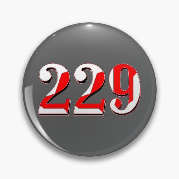 Item preview,  number two hundred and twenty nine digit 229 order sequence team member age designed and sold by 4rpixs.