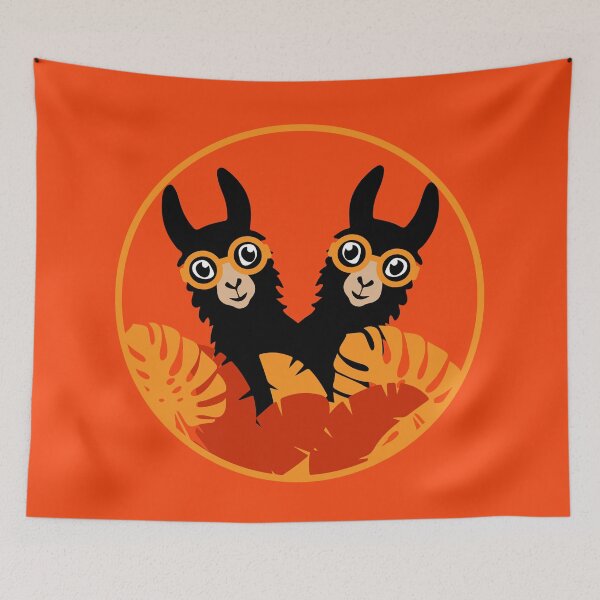 Item preview, Twin Llamas designed and sold by happygiftideas.
